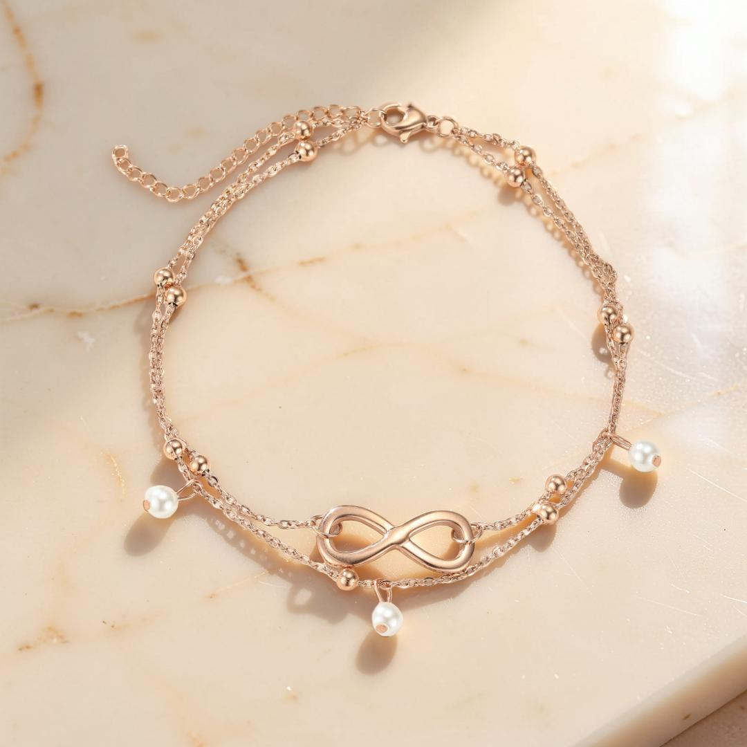 Bracelet De Cheville Perle – Élégance Intemporelle