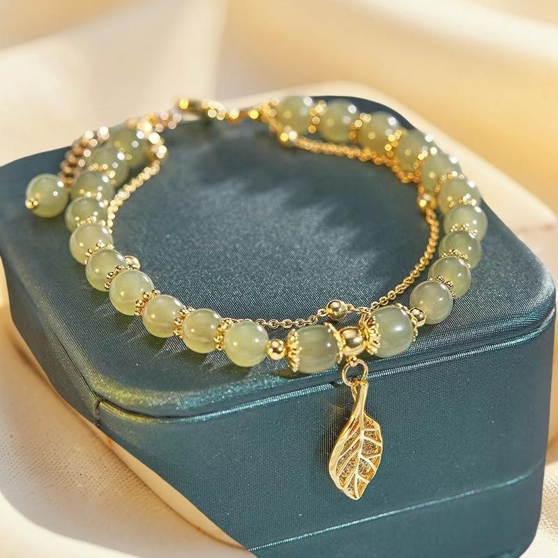 Bracelet Jade – Feuillette d'Orée