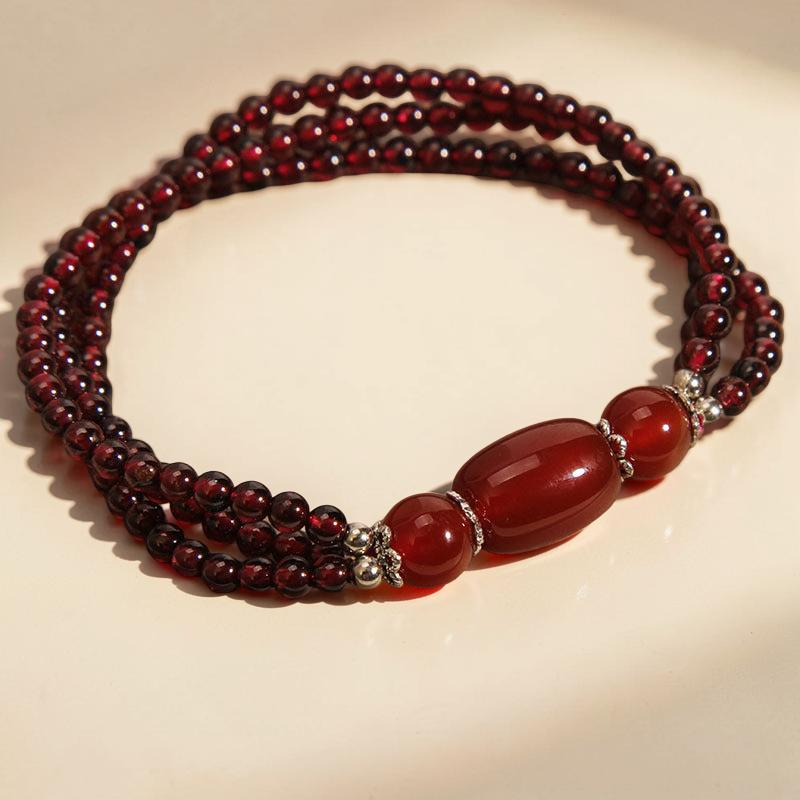 Bracelet Grenat – Énergie Positive