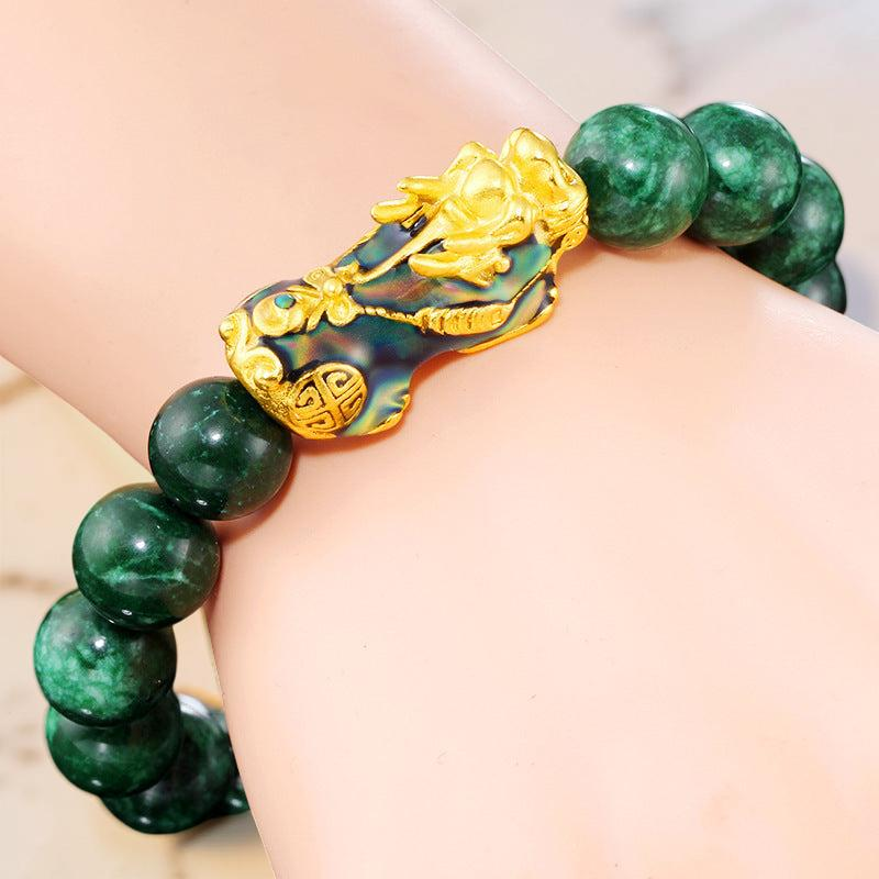 Bracelet Jade et Pi Xiu – Harmonie Céleste