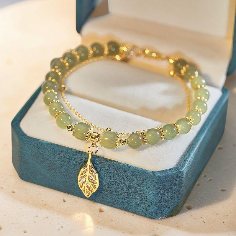 Bracelet Jade – Feuillette d'Orée