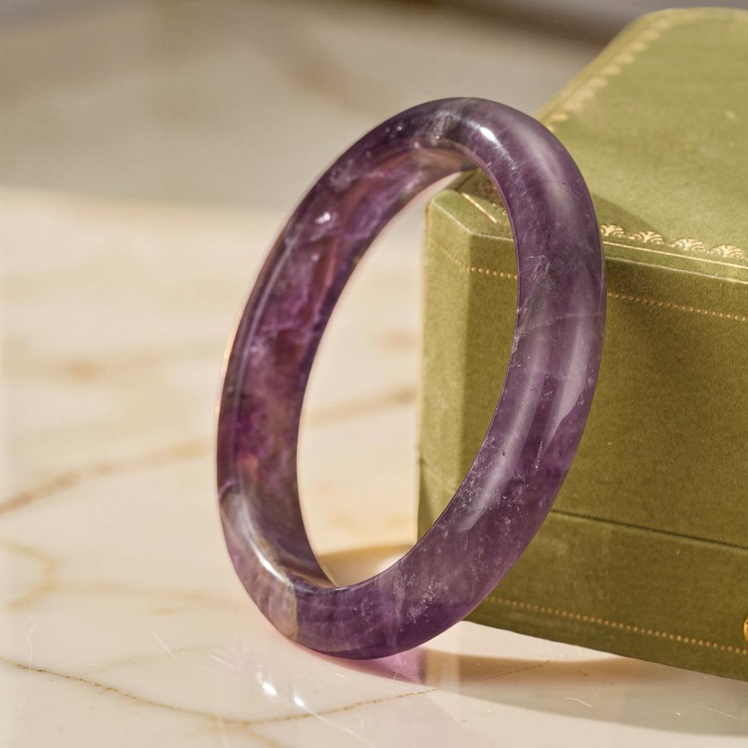 Bracelet Jonc Améthyste – Force Intérieure