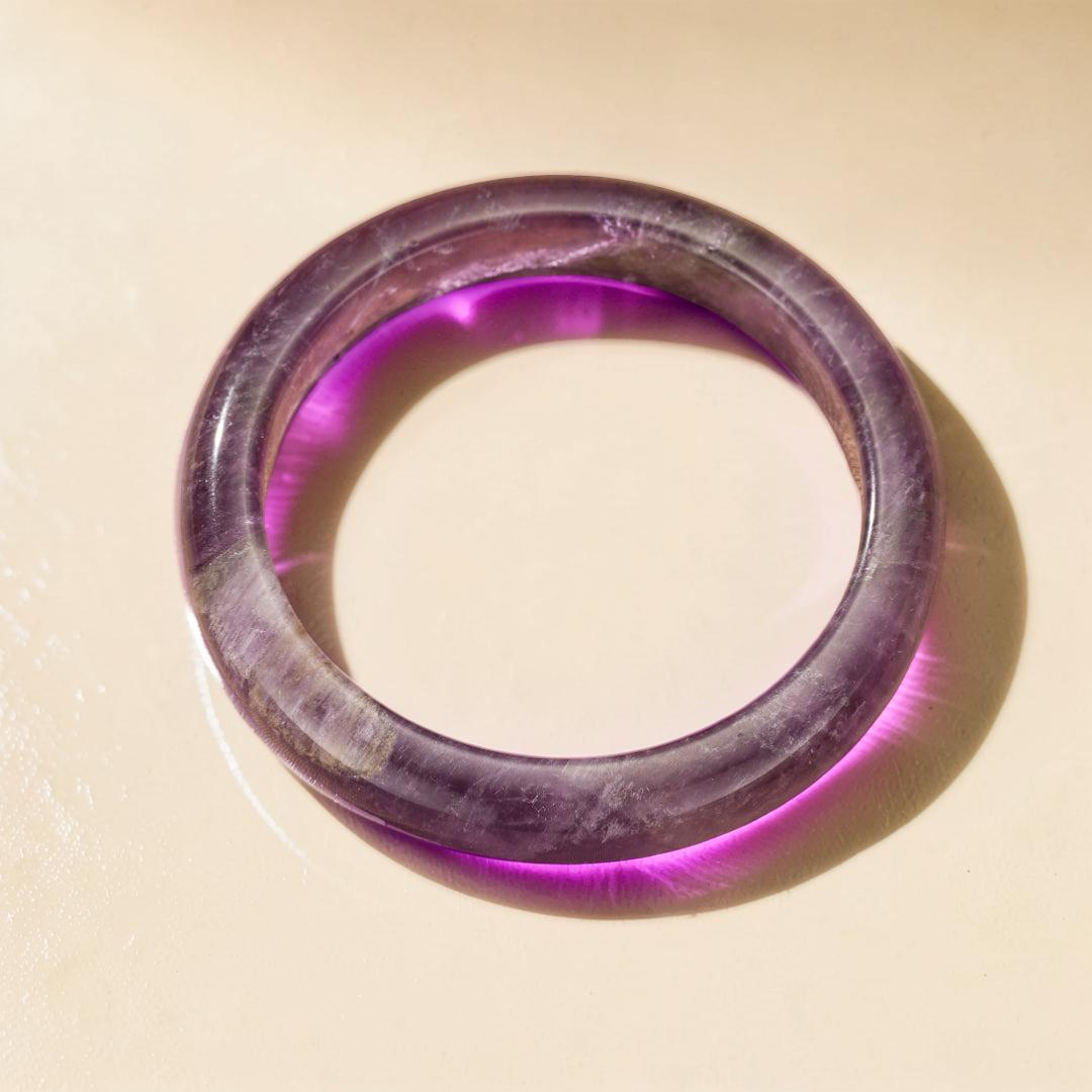 Bracelet Jonc Améthyste – Force Intérieure
