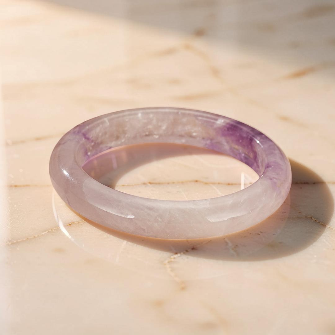 Bracelet Jonc Améthyste – Sérénité Sacrée