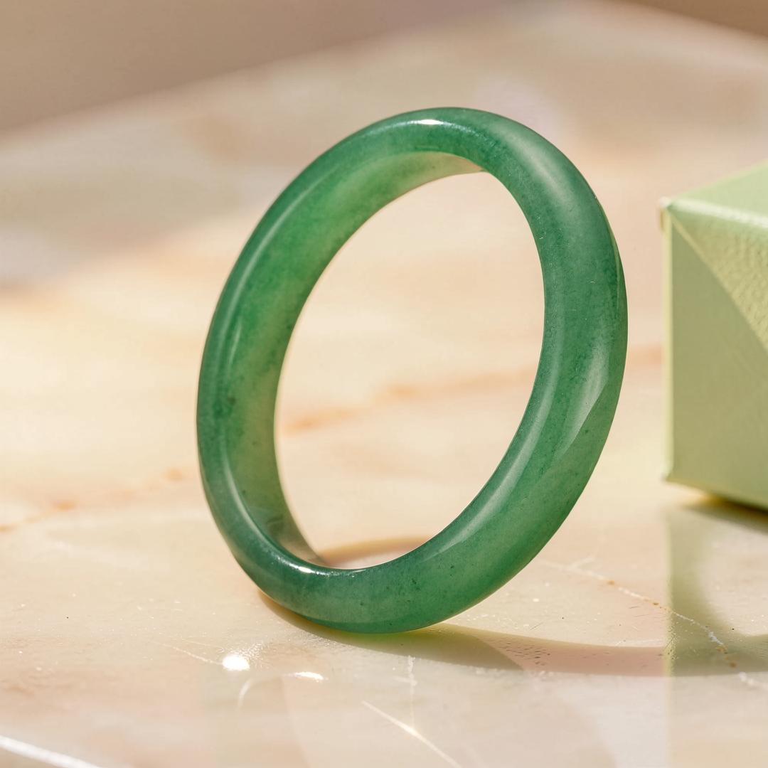 Bracelet Jonc Aventurine – Vitalité Tranquille