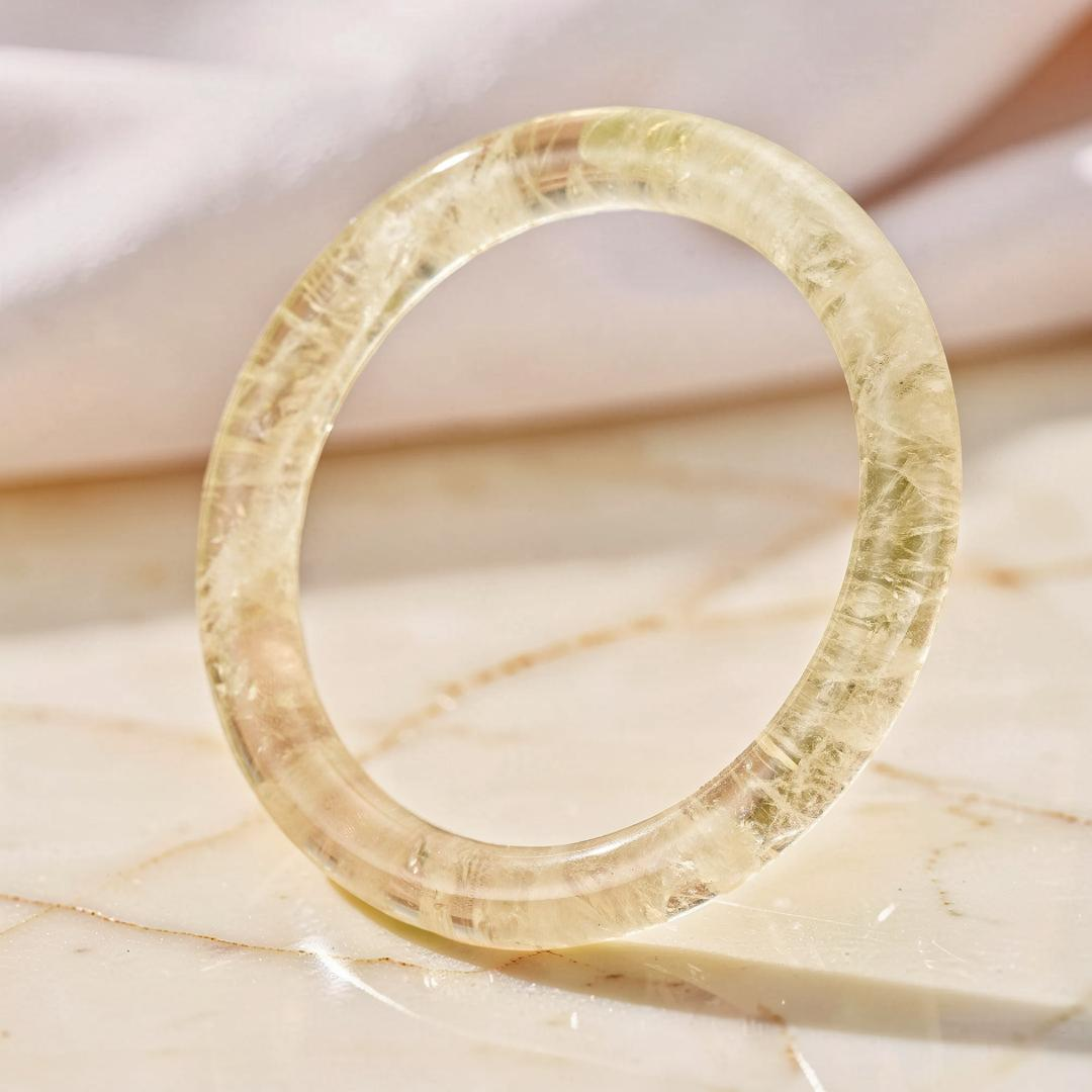 Bracelet Jonc Citrine – Rayonnement Intérieur