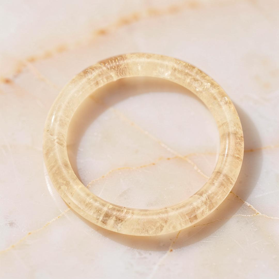 Bracelet Jonc Citrine – Rayonnement Intérieur