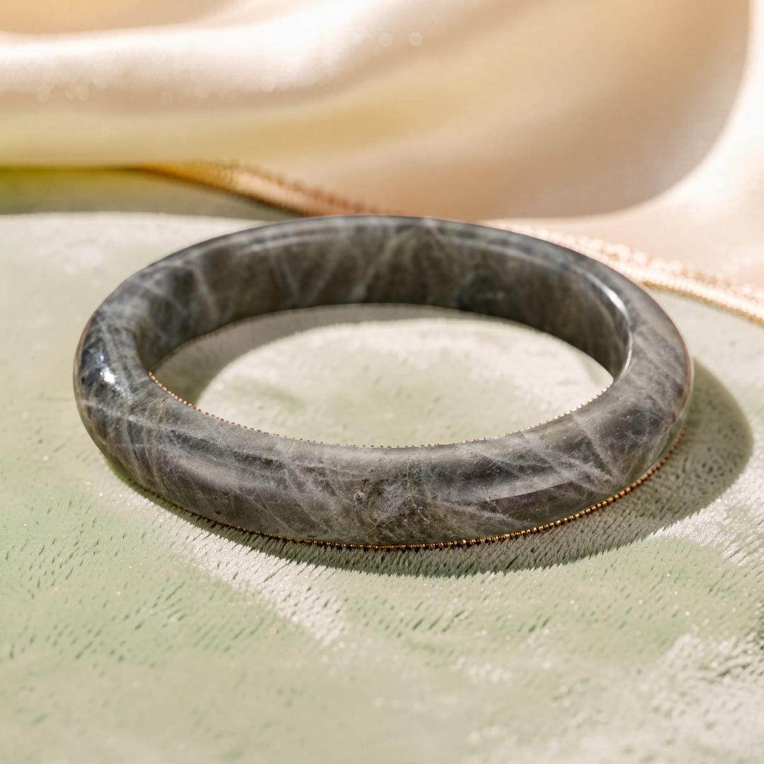 Bracelet Jonc Labradorite – Éveil Intérieur
