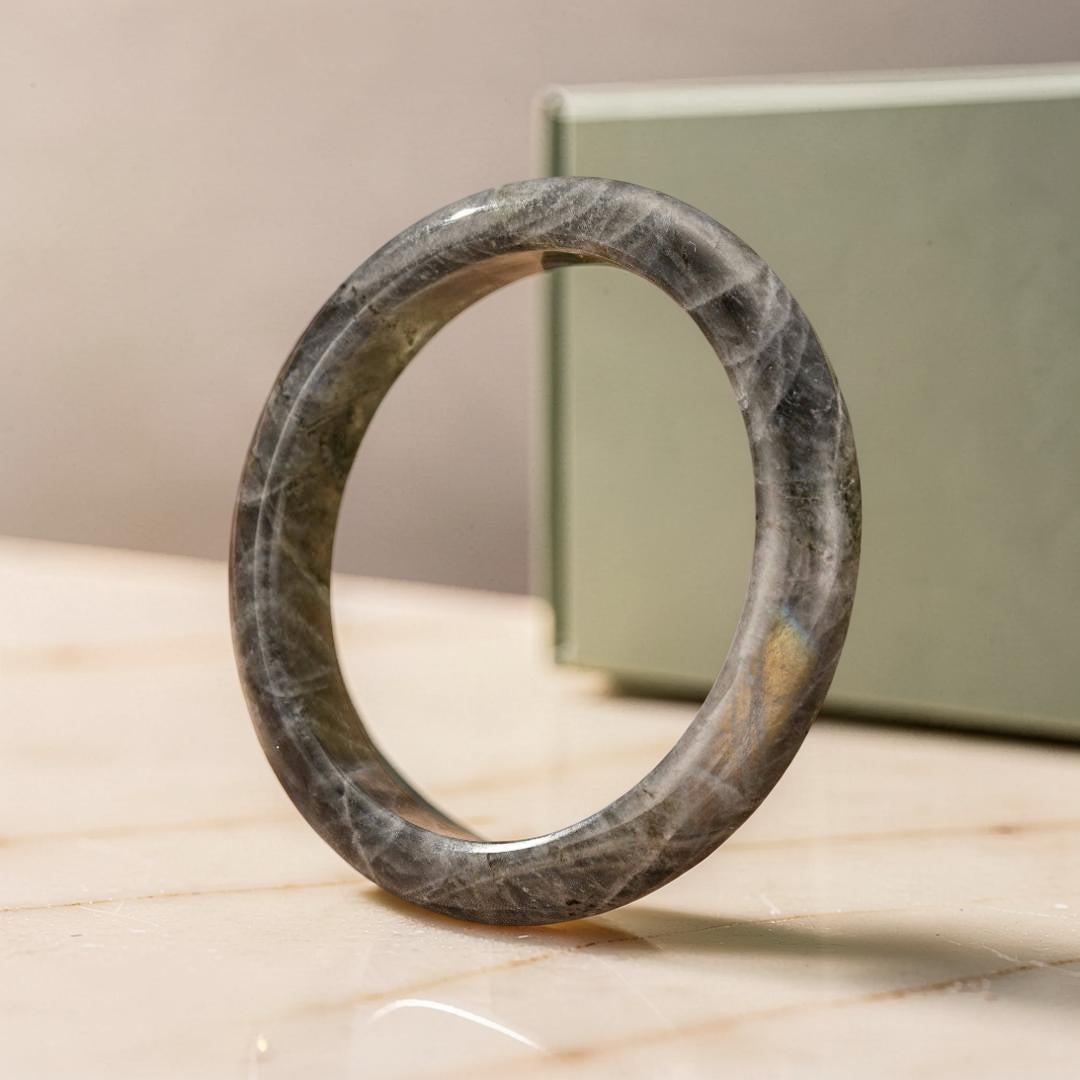 Bracelet Jonc Labradorite – Éveil Intérieur