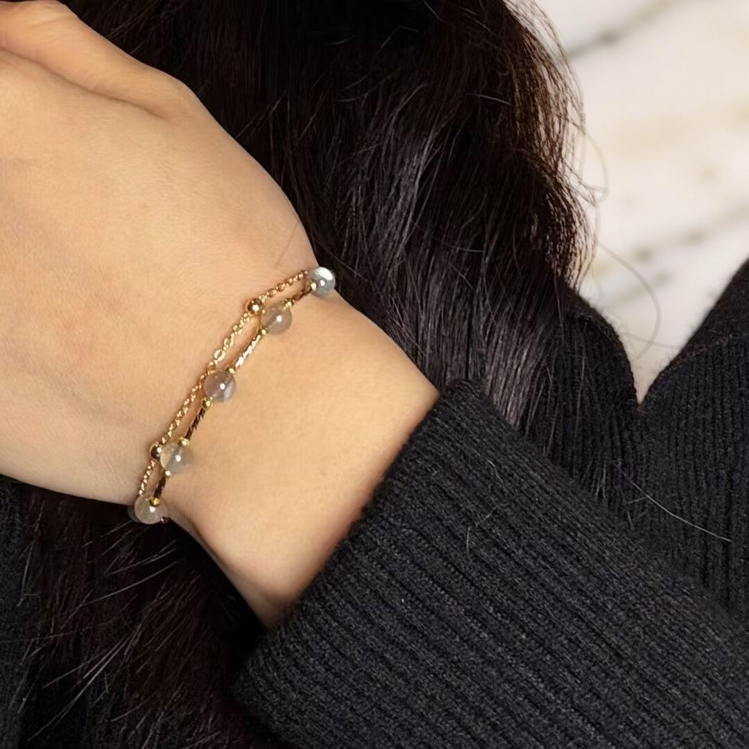 Bracelet Labradorite – Magie Lunaire