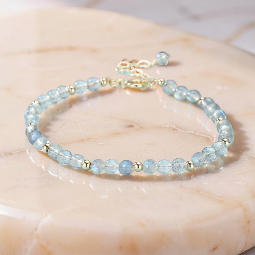 Bracelet Labradorite – Mystère d’Aurore