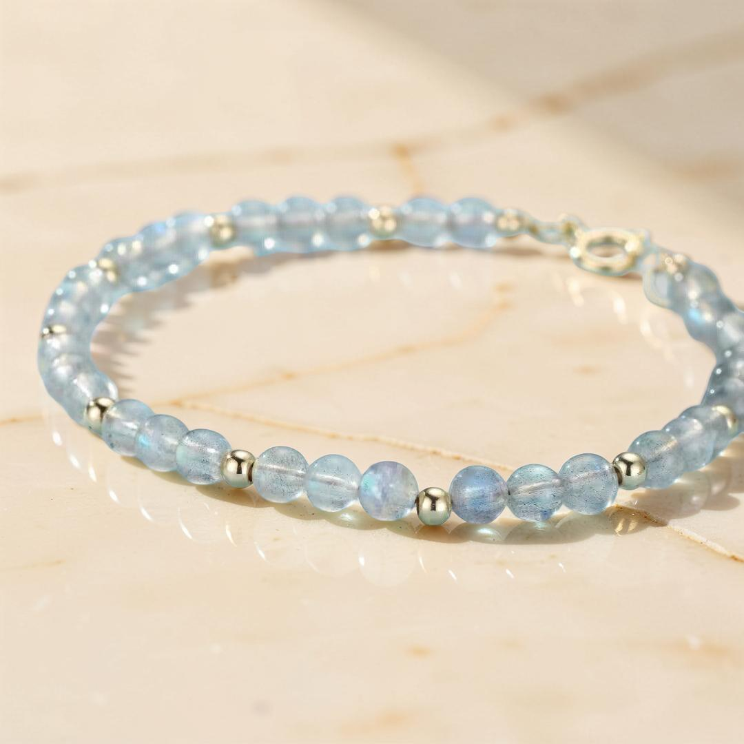 Bracelet Labradorite – Mystère d’Aurore