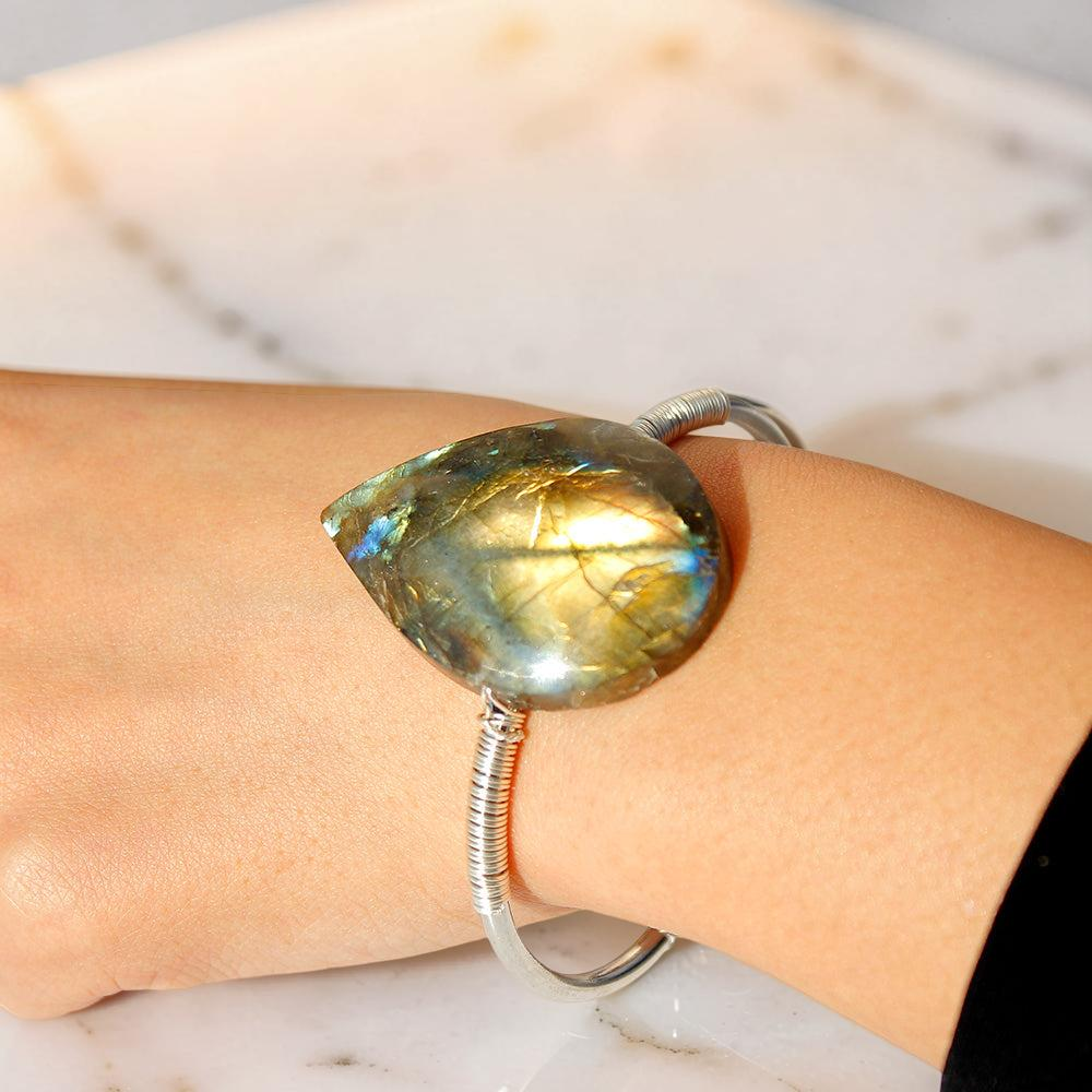 Bracelet Labradorite – Protection et Vitalité