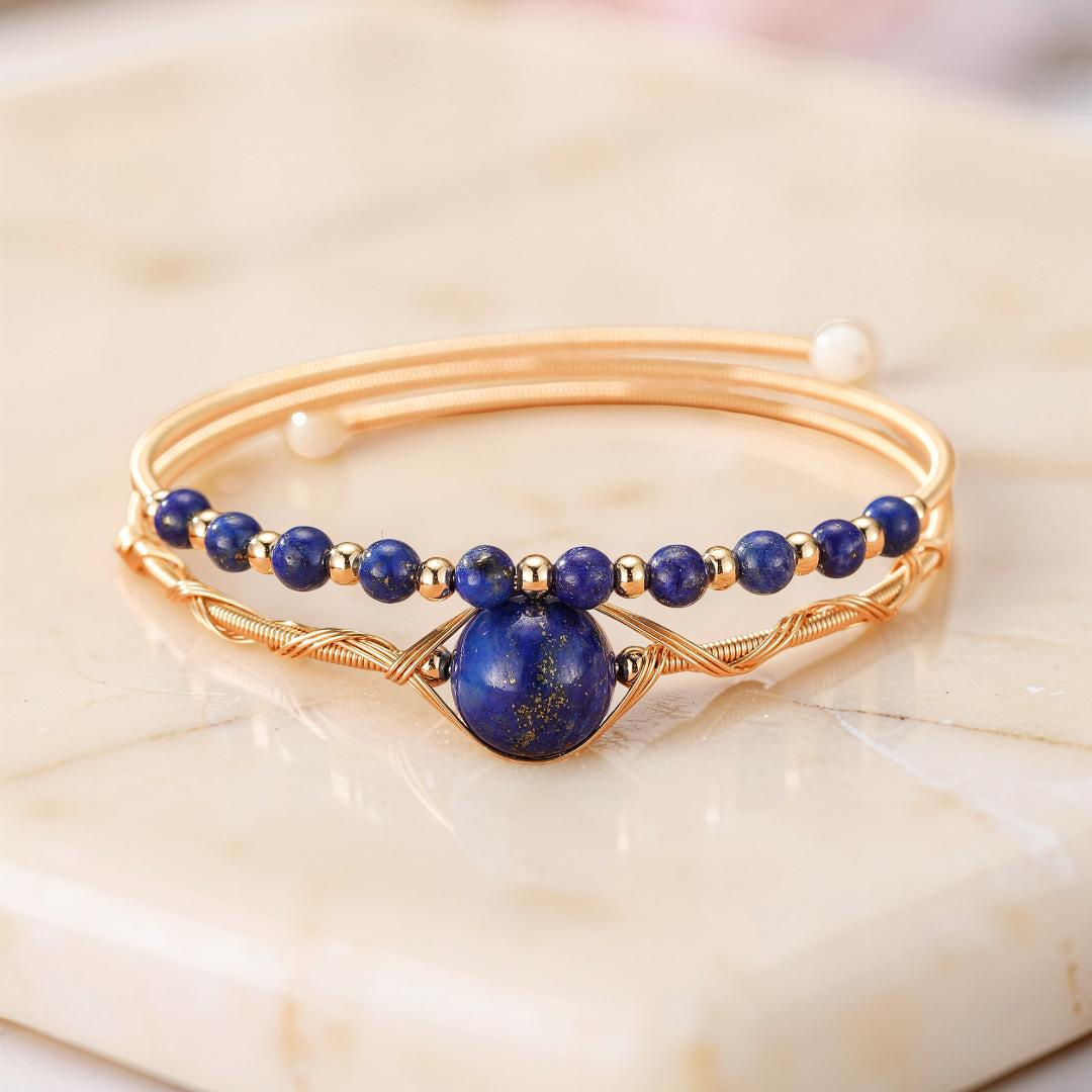 Bracelet Lapis Lazuli – Œil Intuitif
