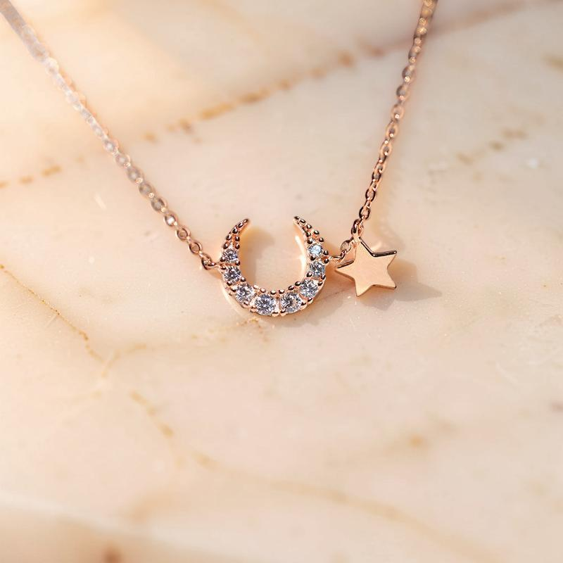 Bracelet Lune et Étoile - Rêveuse, Argent