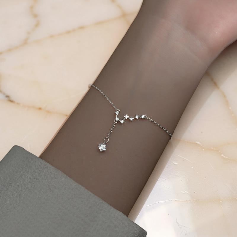 Bracelet Lune et Étoile – Septentrion, Argent 925
