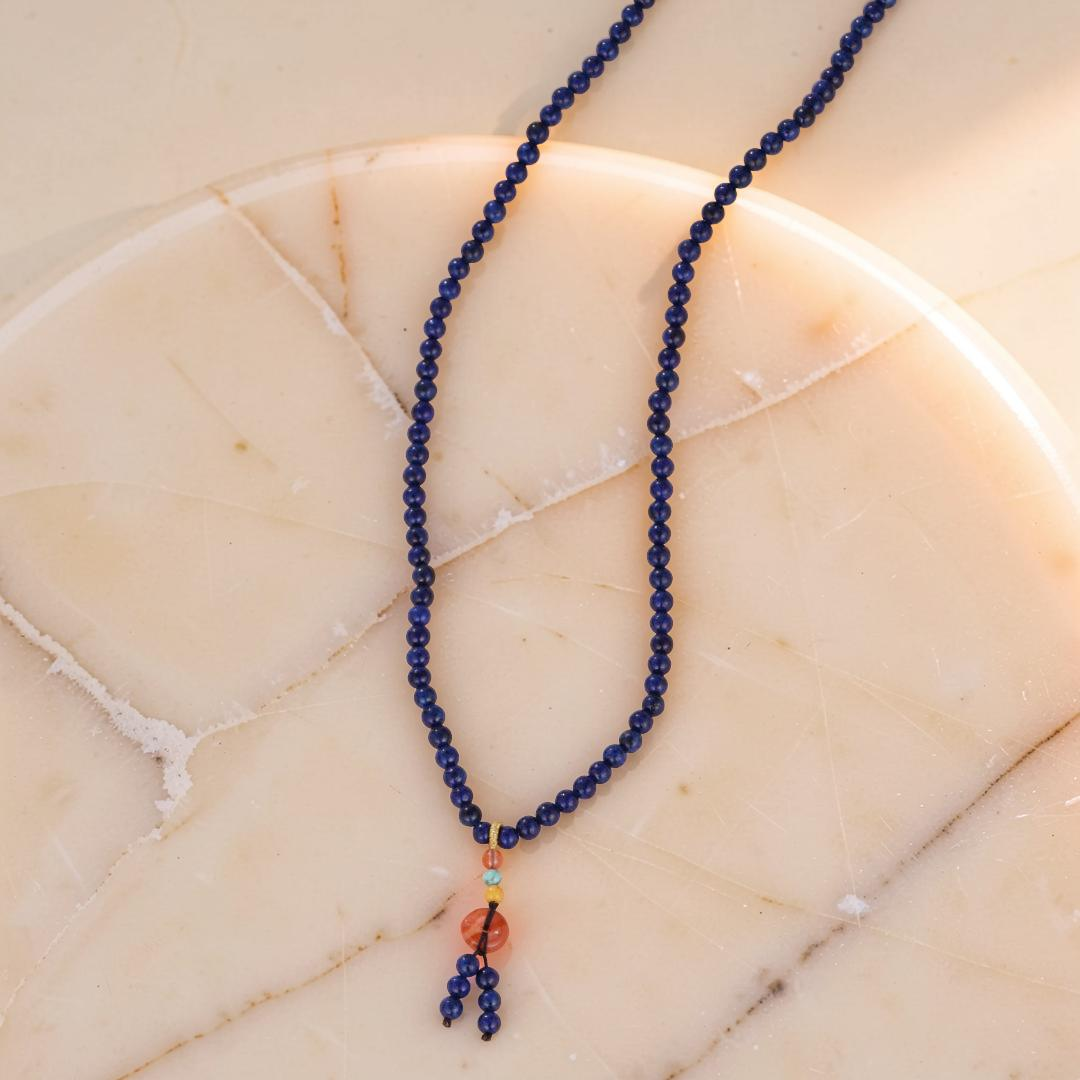 Bracelet Mâlâ Lapis Lazuli – Perfection Spirituelle
