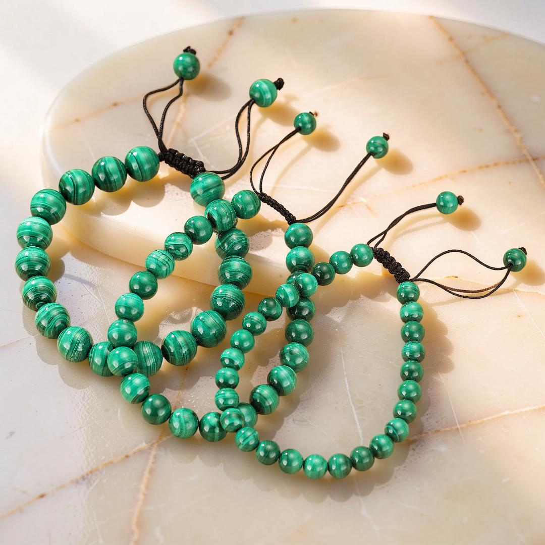 Bracelet Malachite – Énergie Protectrice
