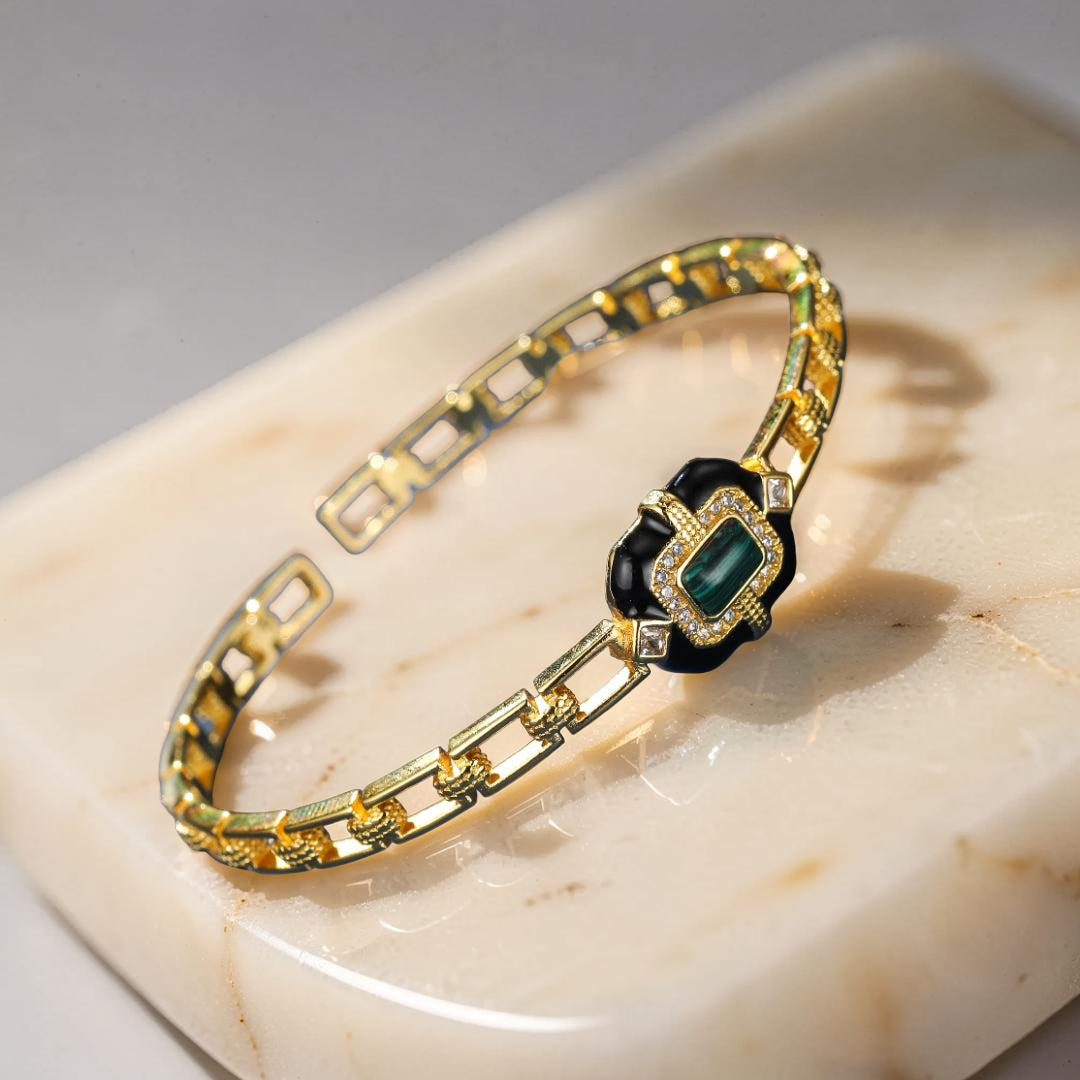 Bracelet Malachite – Éveil de Confiance