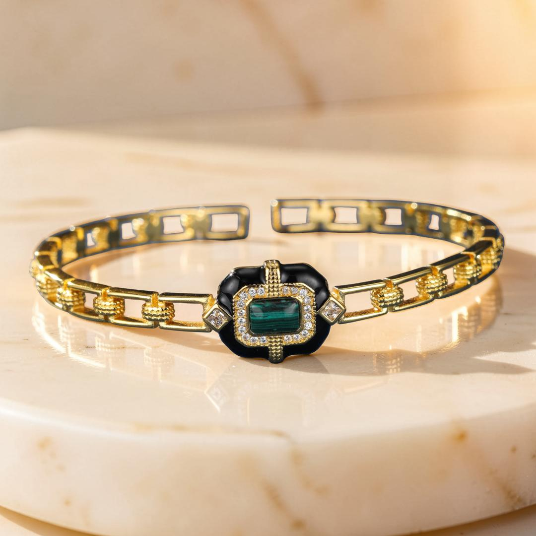 Bracelet Malachite – Éveil de Confiance