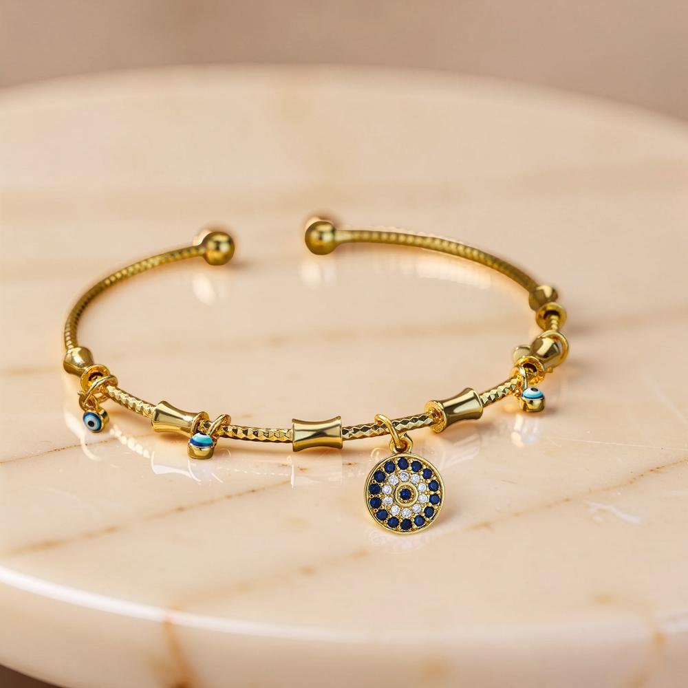 Bracelet Mauvais Œil 'Bénédiction' en Zircon