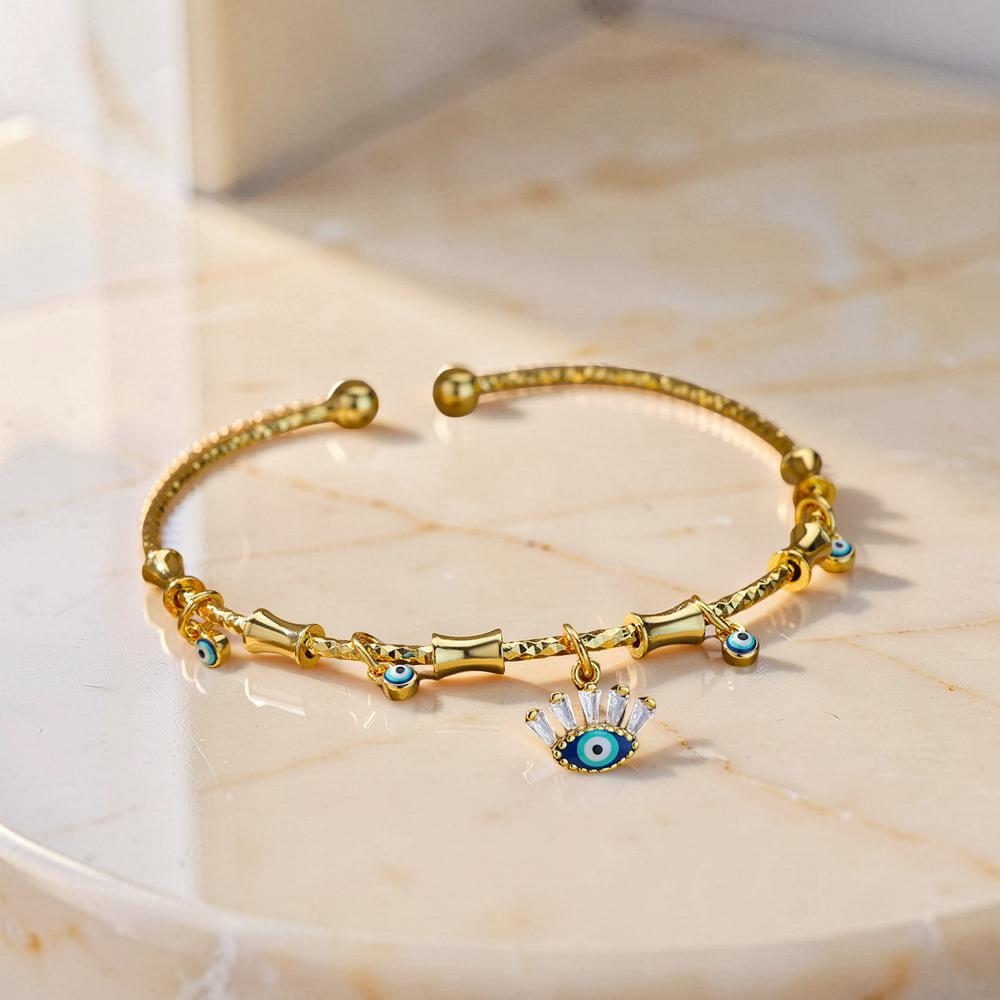 Bracelet Mauvais Œil 'Bénédiction' en Zircon