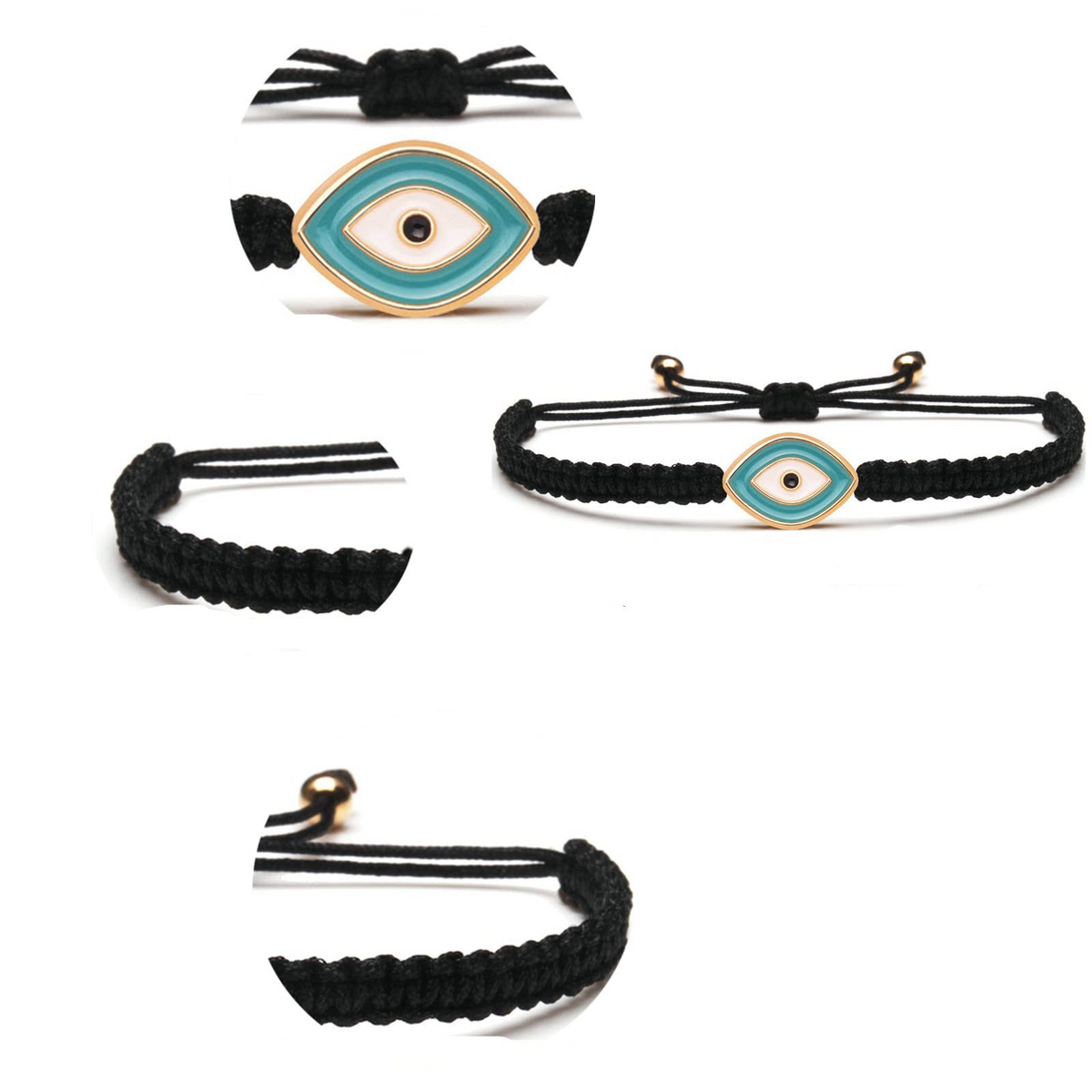 Bracelet Mauvais Œil Force Spirituelle en Fil Rouge