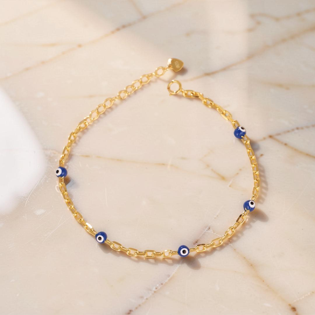 Bracelet Mauvais Œil – Lien Protecteur, Argent 925