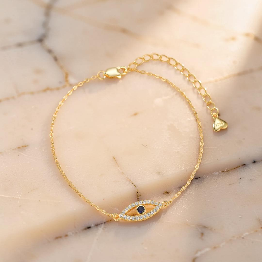 Bracelet Mauvais Œil – Protection Éternelle, Argent 925