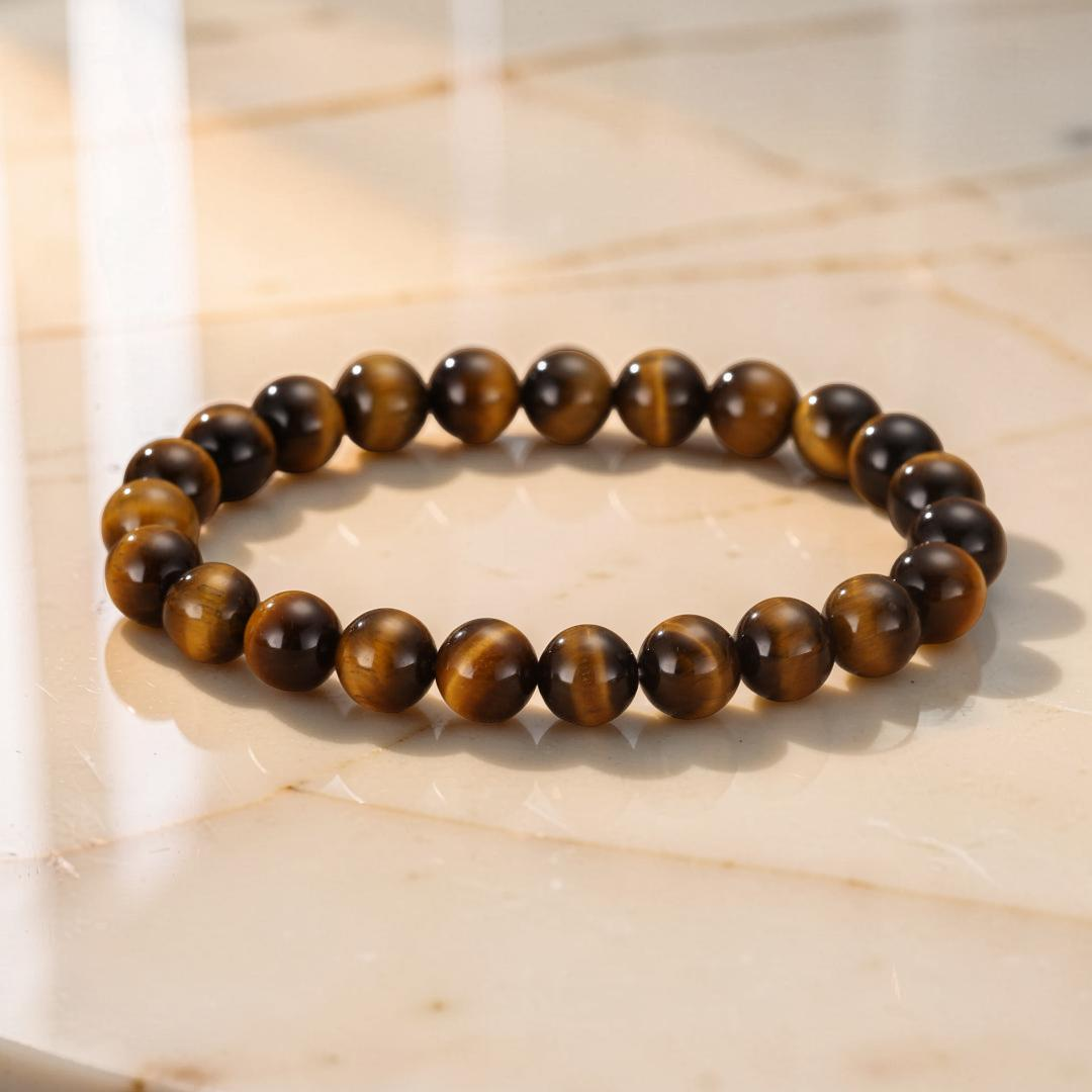 Bracelet Œil de Tigre – Force Ancestrale
