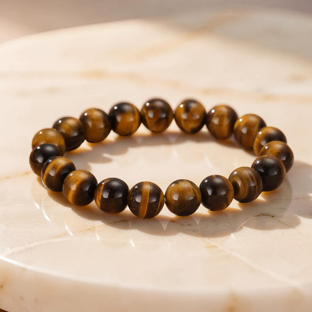 Bracelet Œil de Tigre – Force Ancestrale