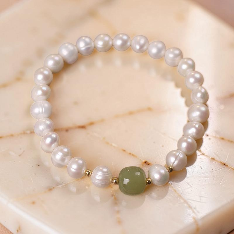 Bracelet Perle et Jade – Apaisement