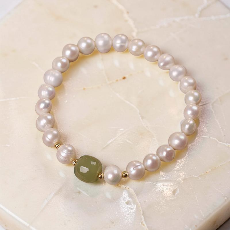 Bracelet Perle et Jade – Apaisement