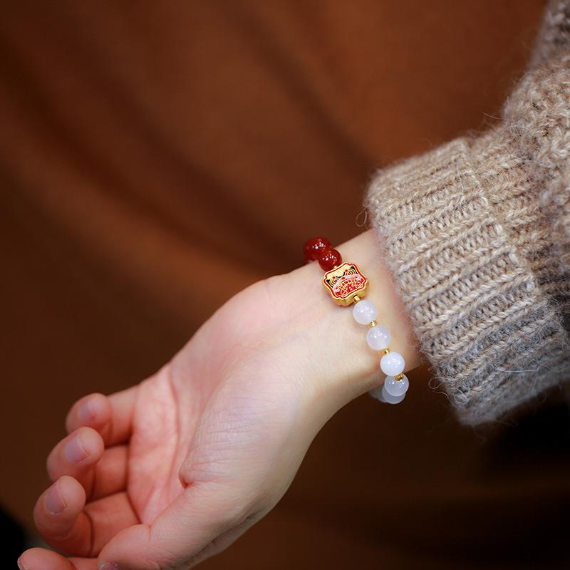 Bracelet Pi Xiu en Agate – Apaisement et Richesse