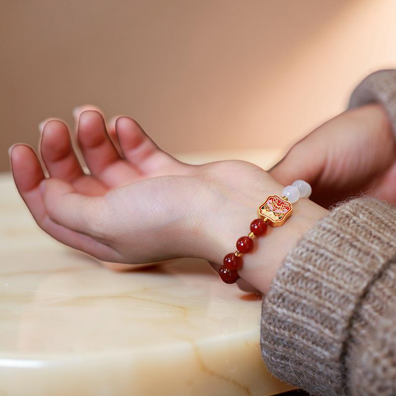 Bracelet Pi Xiu en Agate – Apaisement et Richesse