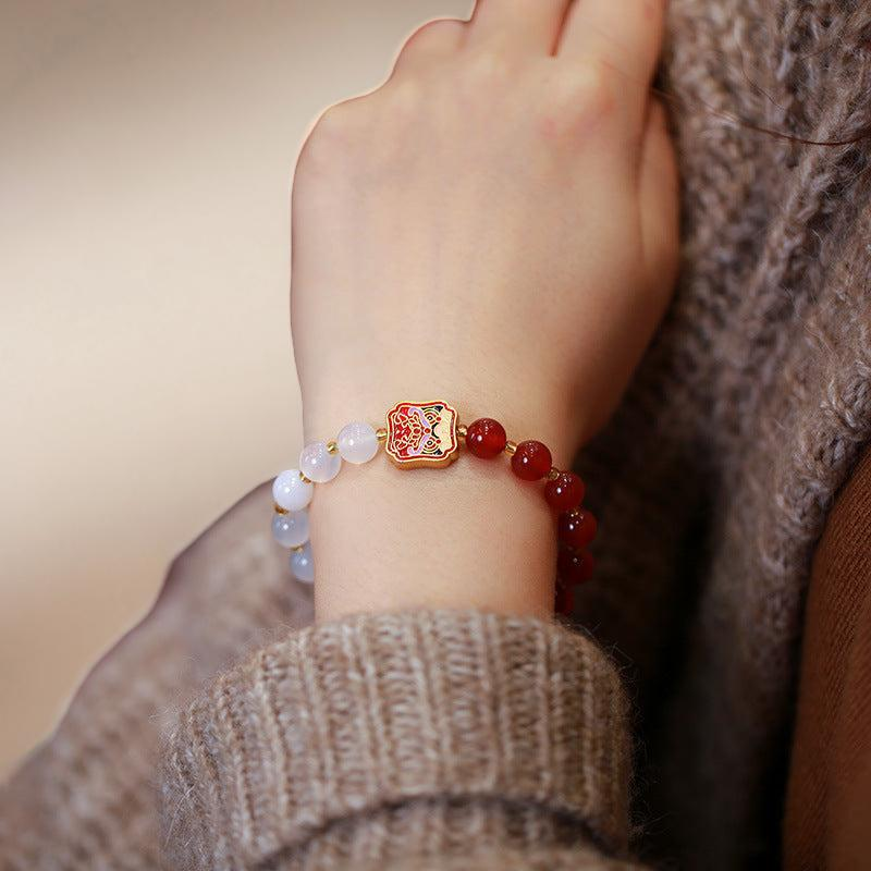 Bracelet Pi Xiu en Agate – Apaisement et Richesse