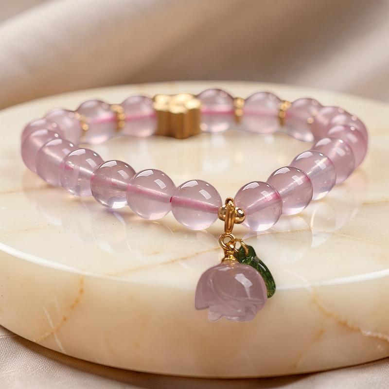 Bracelet Quartz Rose – Amour de Cerise