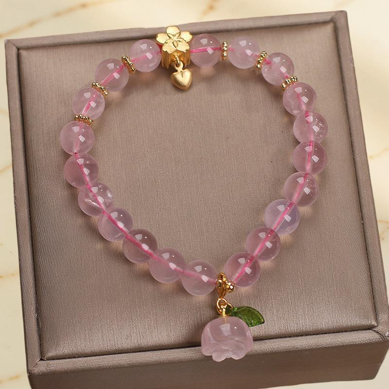 Bracelet Quartz Rose – Amour de Cerise