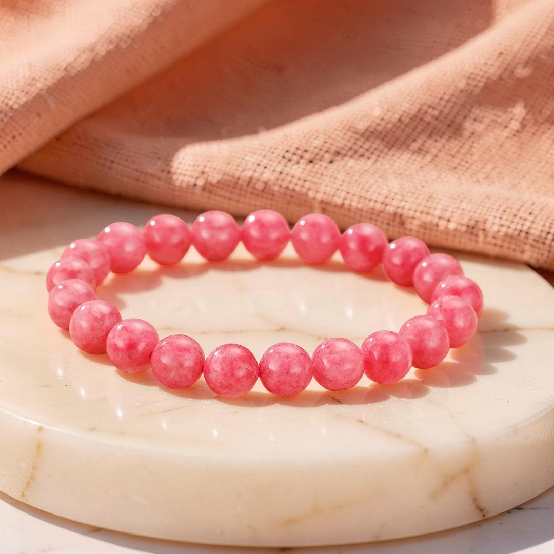 Bracelet Rhodonite – Douceur Émotionnelle