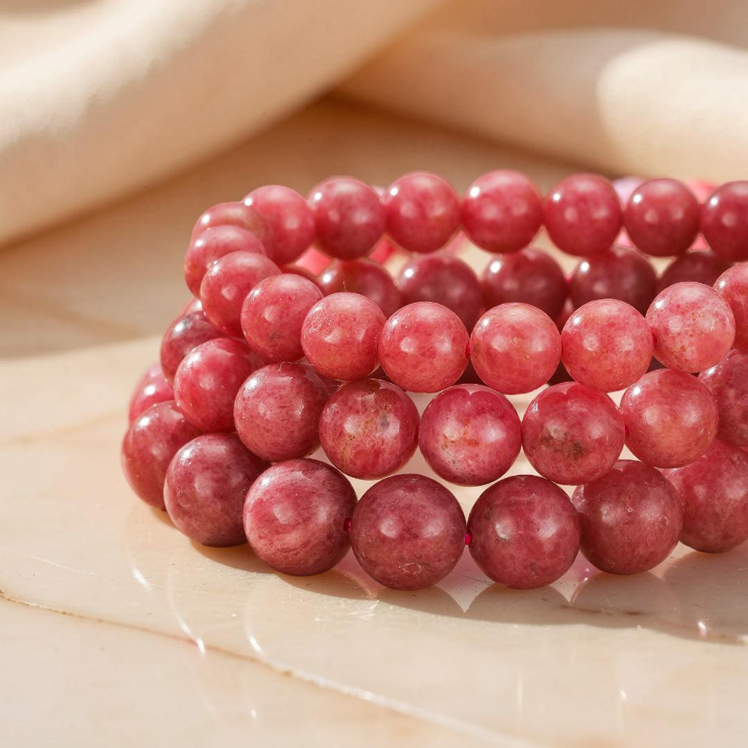 Bracelet Rhodonite – Harmonie Rosée