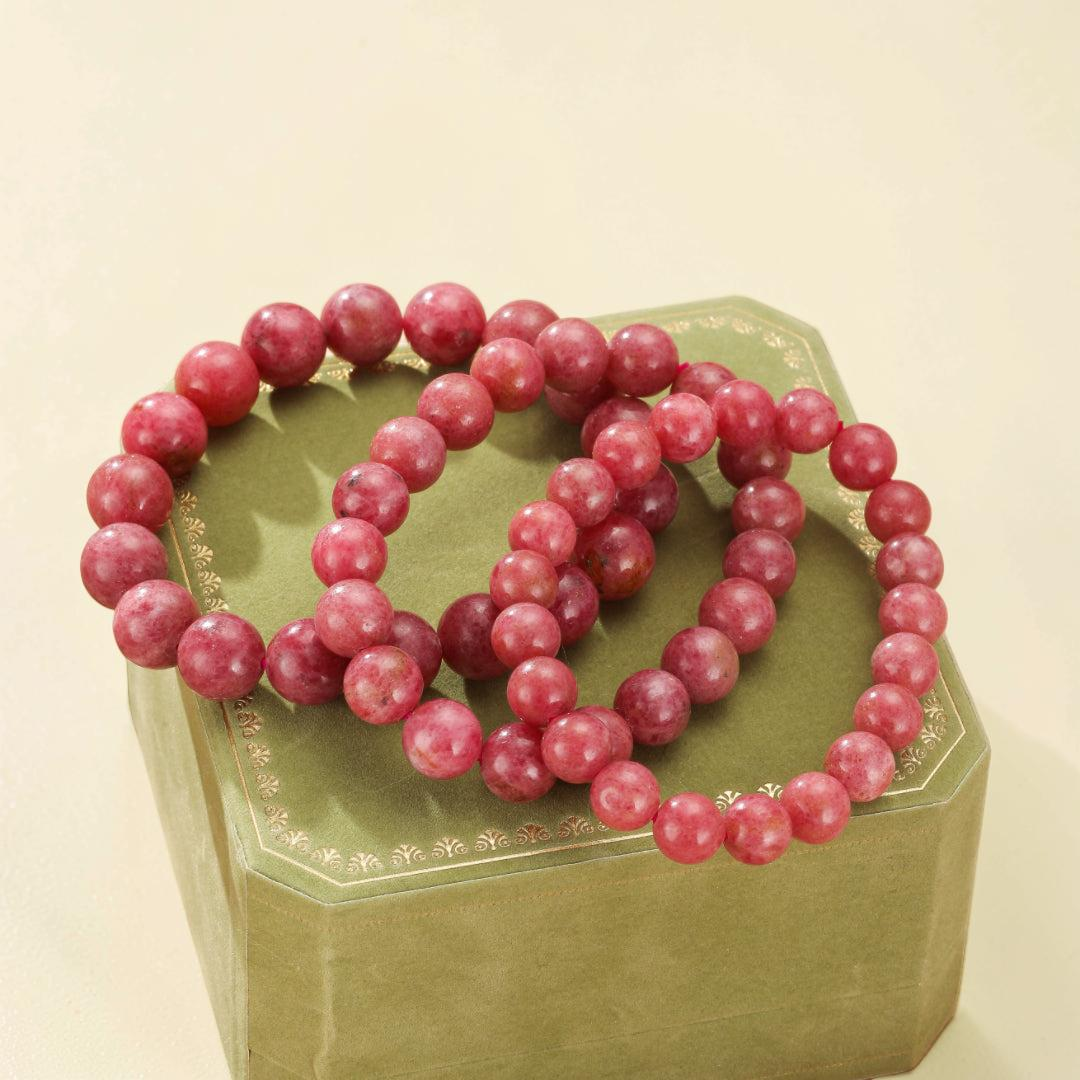 Bracelet Rhodonite – Harmonie Rosée