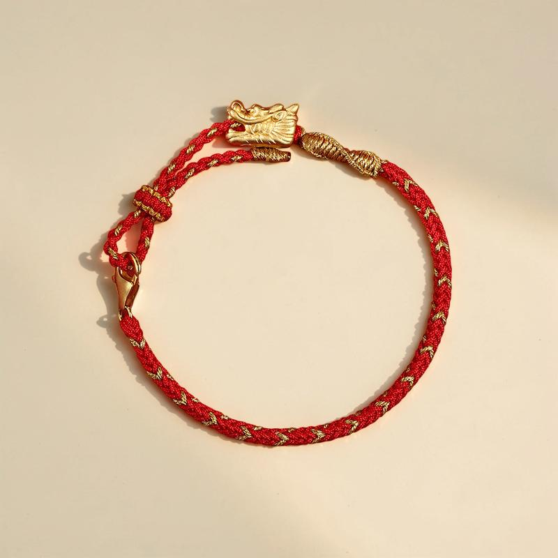 Bracelet Rouge – Dragon Eternel, Fil Rouge