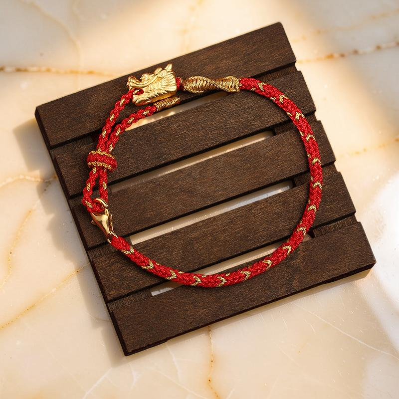 Bracelet Rouge – Dragon Eternel, Fil Rouge