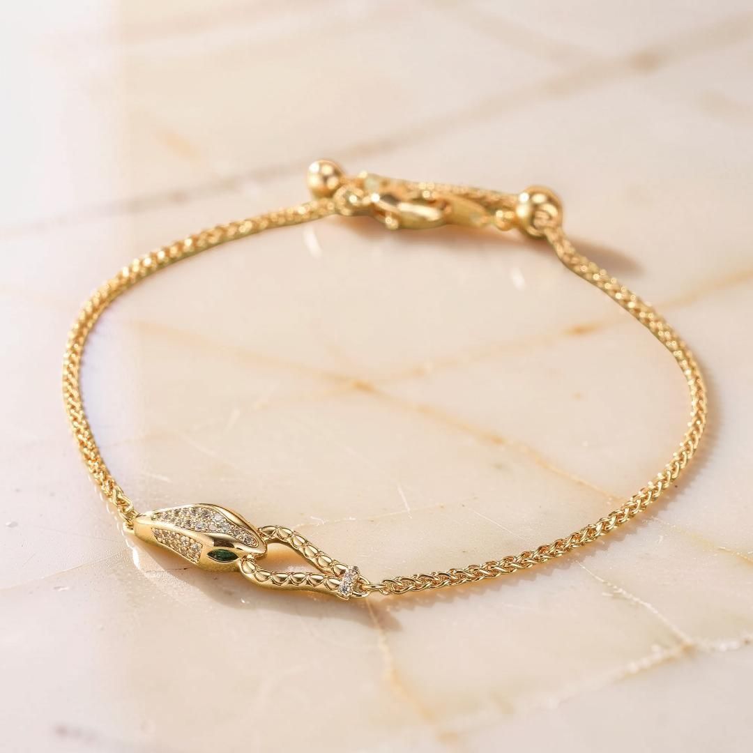 Bracelet Serpent – Venin Doré