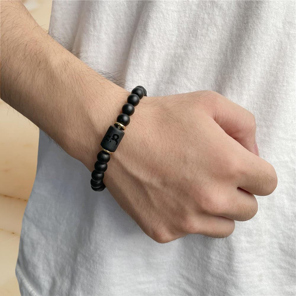 Bracelet Signe Astrologique en Onyx – Protection Astrale