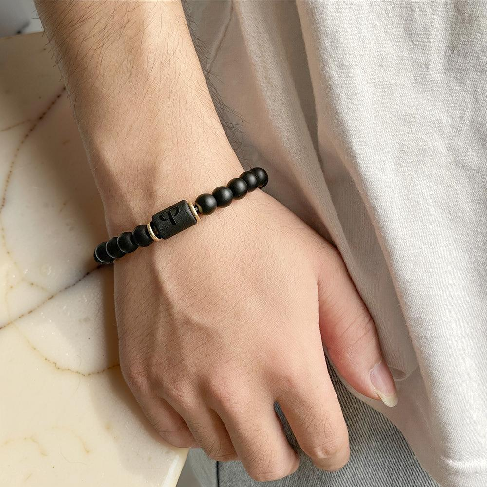 Bracelet Signe Astrologique en Onyx – Protection Astrale