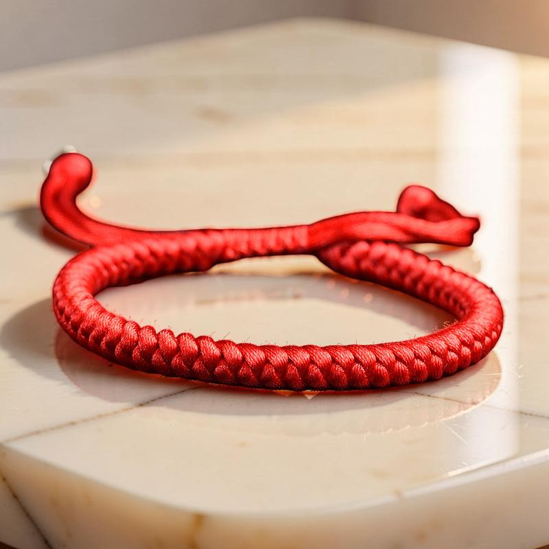 Bracelet Cordon Rouge – Gardien de l’Âme