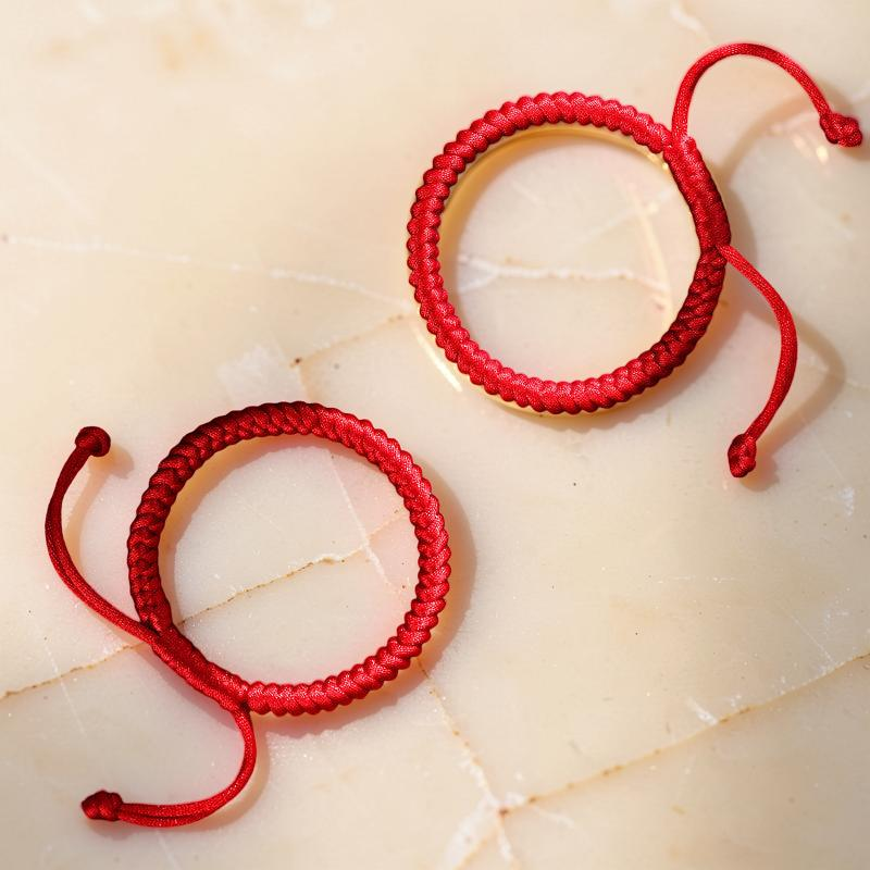Bracelet Cordon Rouge – Gardien de l’Âme
