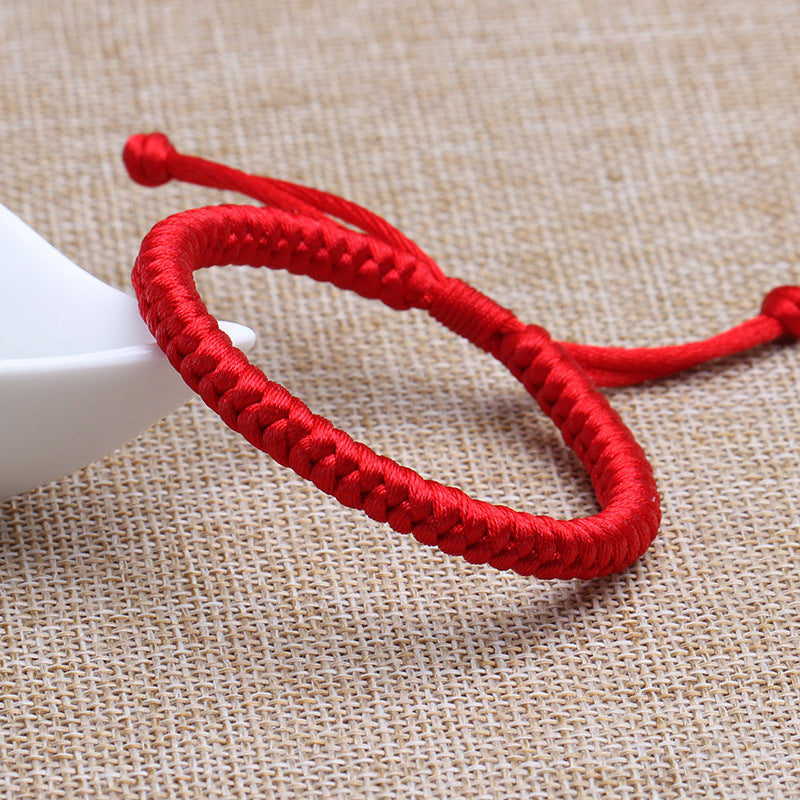 Bracelet Cordon Rouge – Gardien de l’Âme