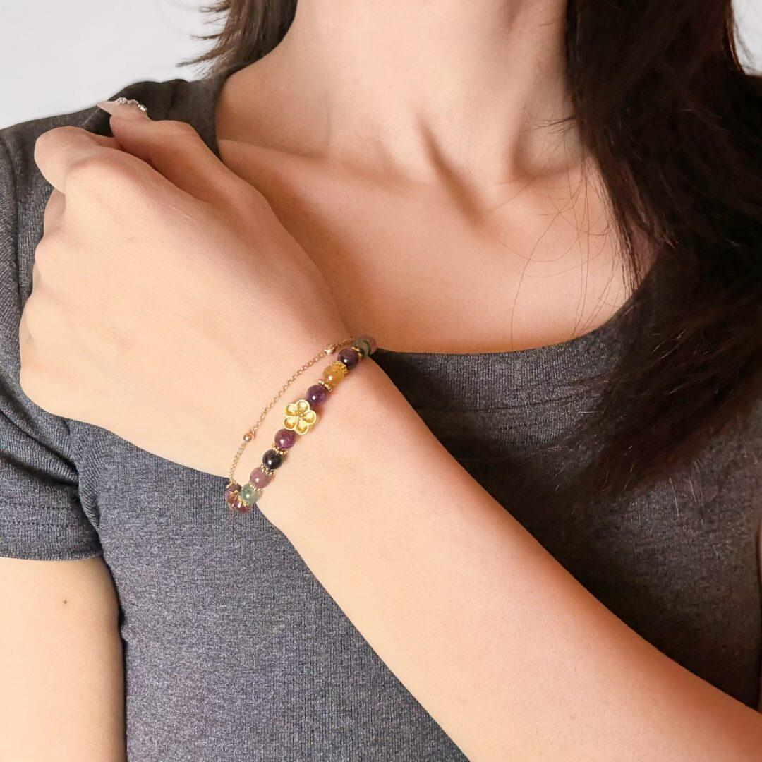 Bracelet Tourmaline – Éclat de Sakura